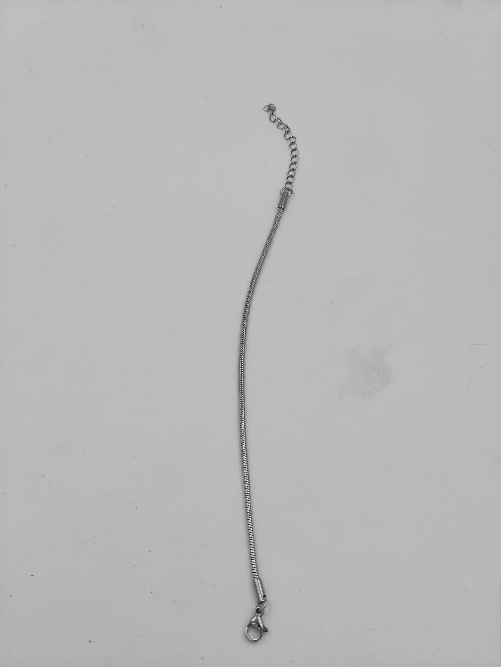 Silver Toned Minimalist Snake Chain Anklet for Women and Girls - MVKMAKSR194